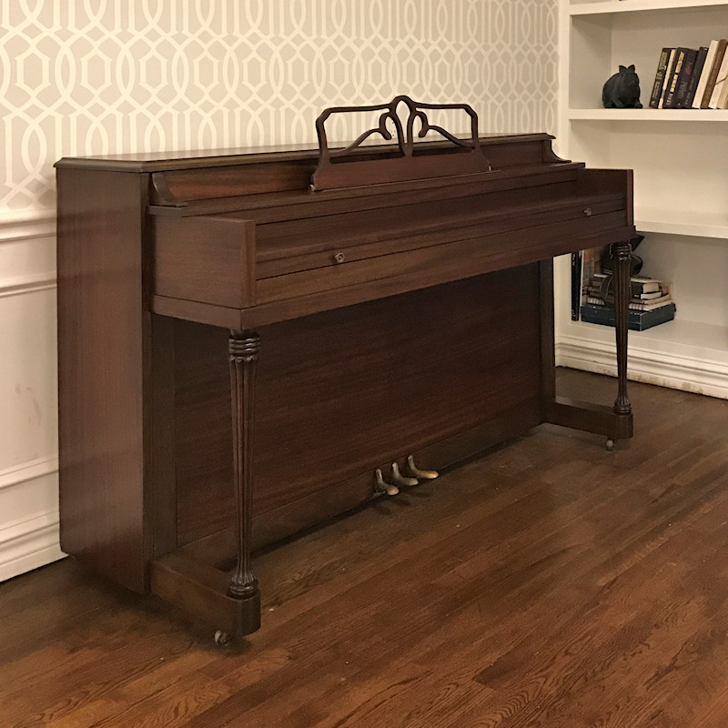 My Completely Refinished Spinet Piano