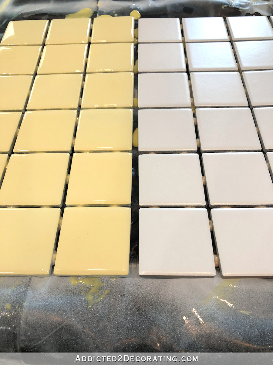DIY Custom Color Wall Tiles (In Any Color You Could Imagine)