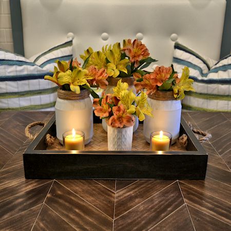 Easy & Inexpensive Use-What-You-Have Centerpiece
