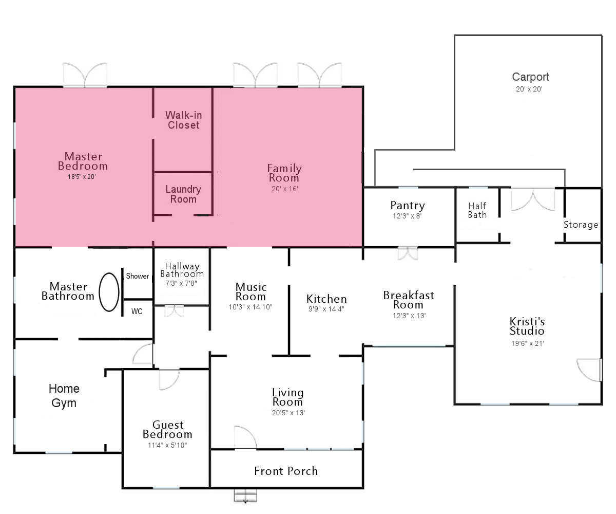 I’m Reconsidering Some Details About The Floor Plan For Our Addition (Eliminating The Walk-In Closet? Adding A Dining Room?)