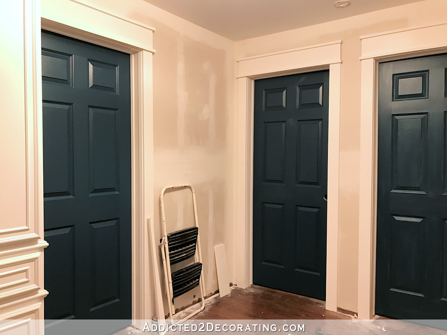 Closer To The Finish Line – Hallway Doors Trimmed Out