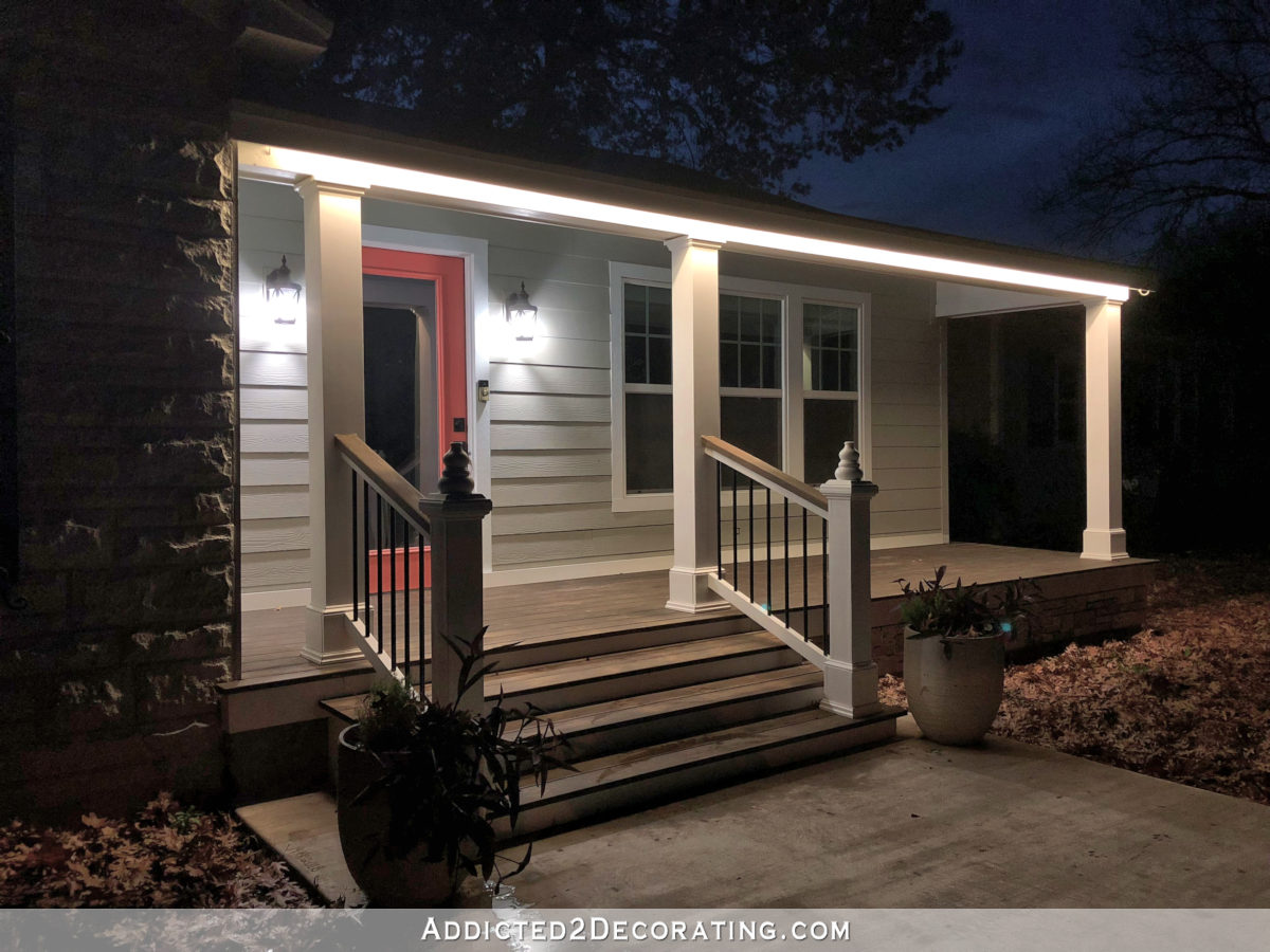LED Tape Lights Outdoors (Installing New Front Porch Lighting)