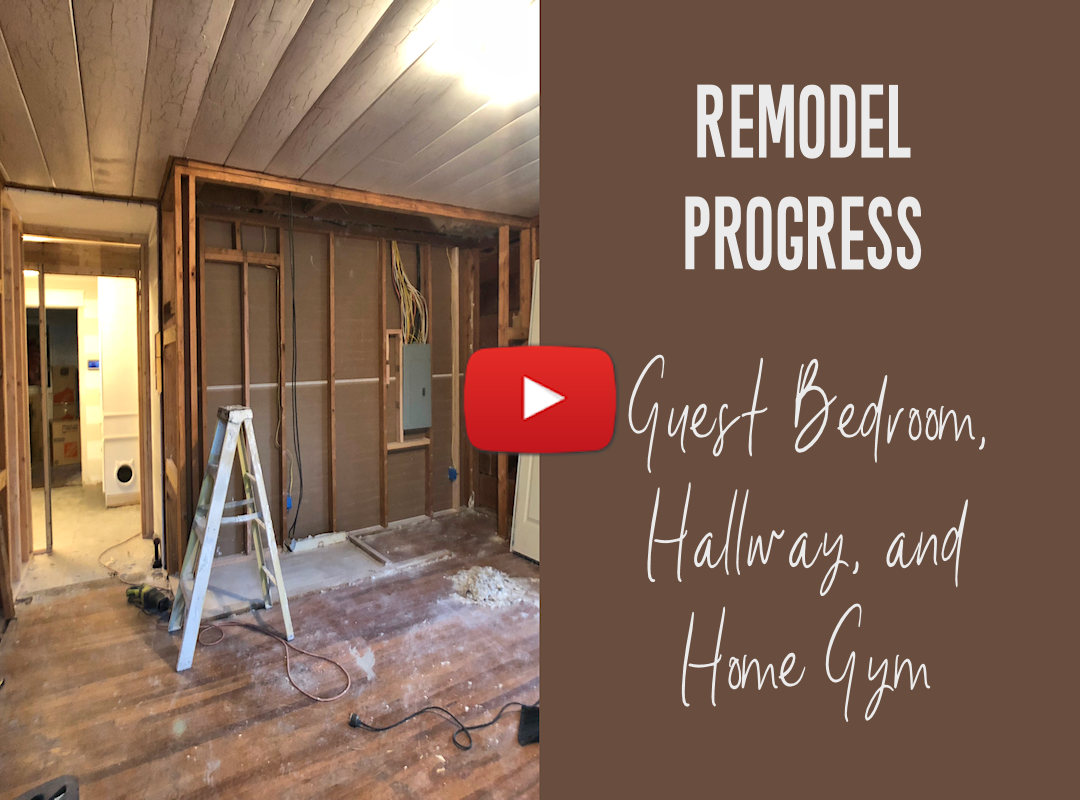 Remodel Progress — A Smaller Hallway, A Squared Up Bathroom, And More!