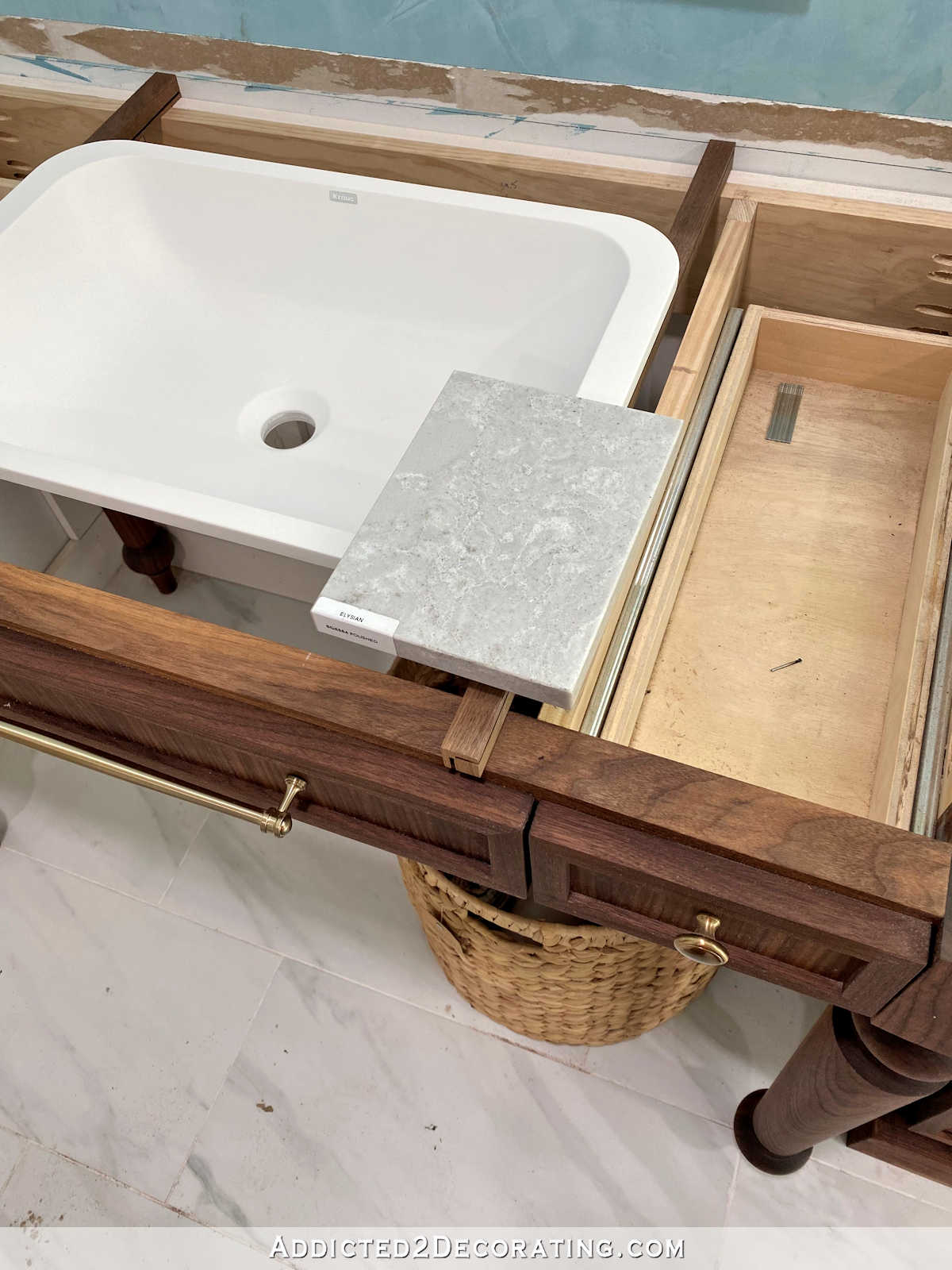And The Winner For Our Bathroom Quartz Countertops Is…